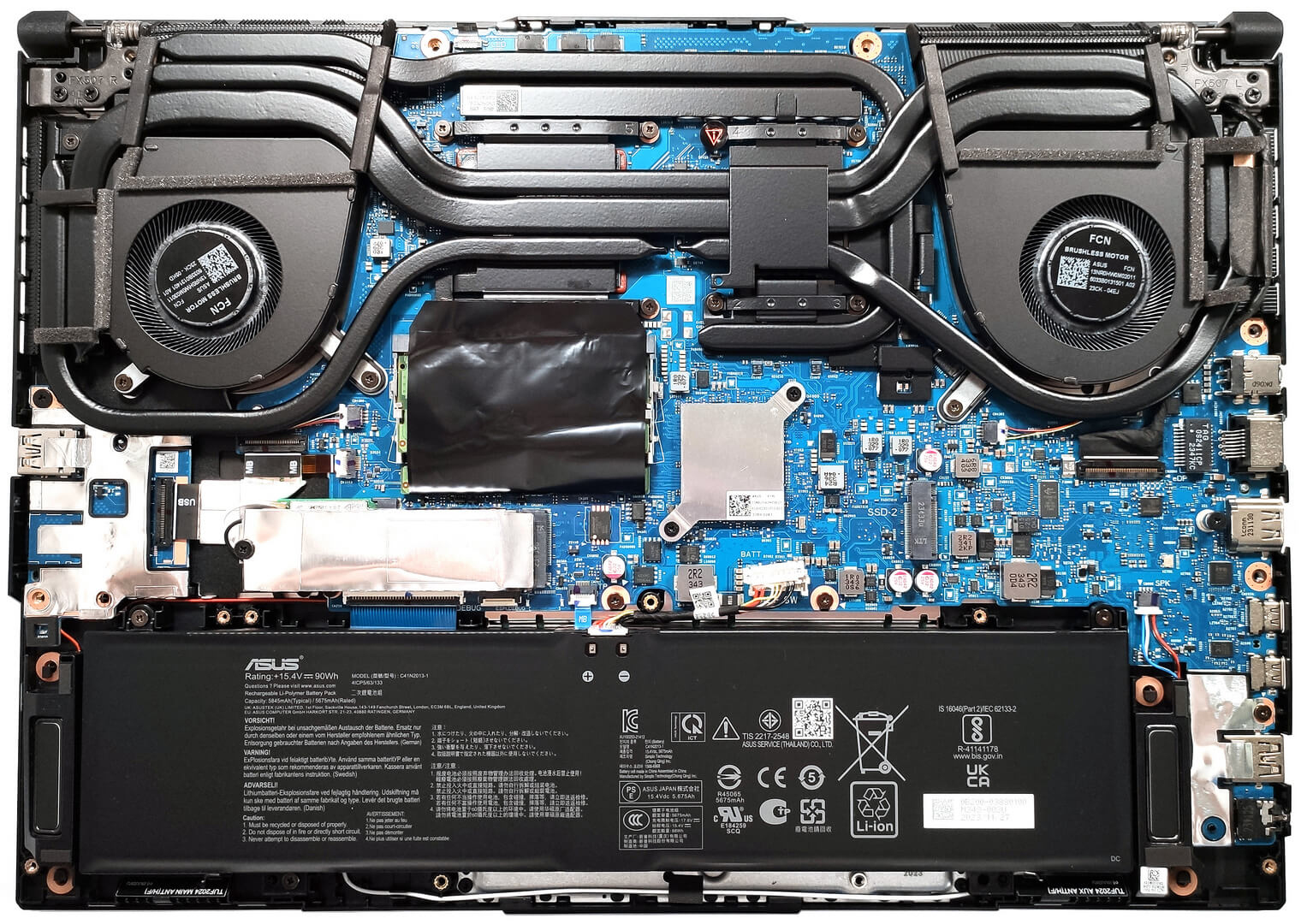 How to replace and fix ASUS TUF Gaming F16 FX617 FA607 FX607 LCD Rear Top Lid Back Cover A case gray (ASUS FX607 2024)